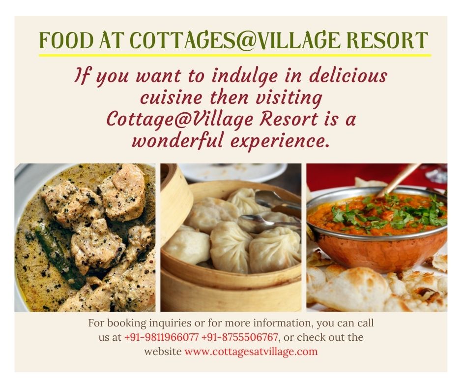 A delicious selection of cuisine at Cottage@Village Resort