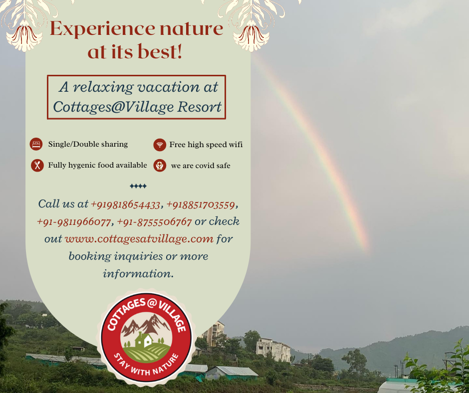 Experience nature at its best! – A relaxing vacation at Cottages@Village Resort