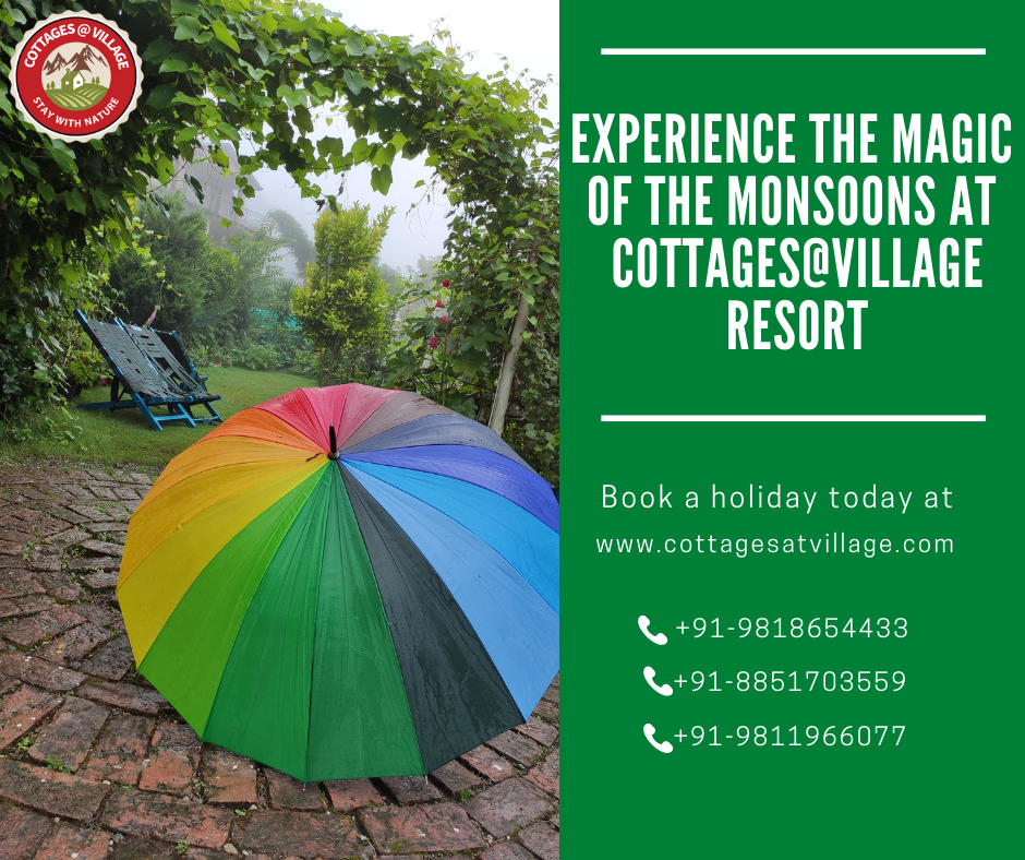 Experience The Magic Of The Monsoon At Cottages@Village Resort